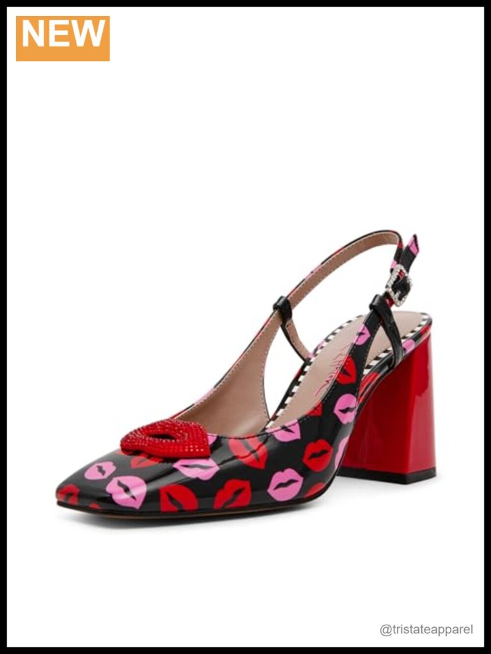 Women's Slingback Block Heel Pump